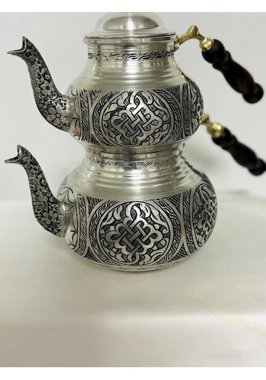 Çaydanlık İşlemeli Model 1 Kalaylı Çok Renkli