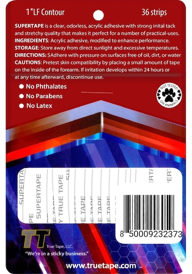 True Tape Supertape Protez Saç Bandı Oval 1LF 2.5 CM x 7.5 CM