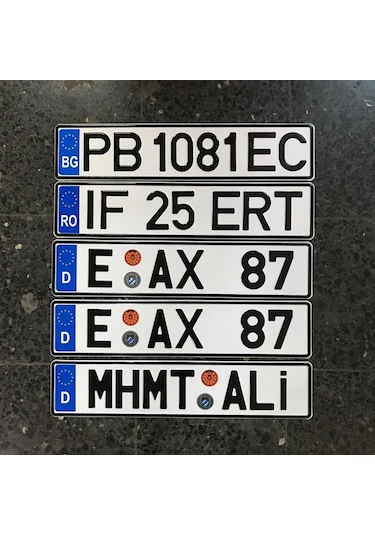 Yabanci Plaka, Alman Plaka, Hediyelik Süs Plaka, Dekor Plaka 419677214