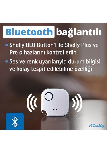 Shelly BLU Button1 Kablosuz Buton