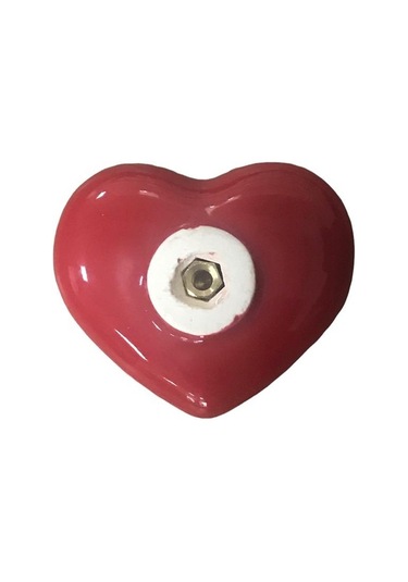 Eymenyapimarket Tomurcuk Porselen Çocuk Odası Kalp Düğme Mobilya Dolap Kulp (166939710)