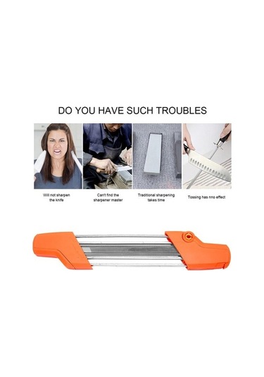 Tongxida El İle Zincir Gider Aleti 4.0mm Turuncu - Hızlı Kesim İçin Zincir Testere Aracı