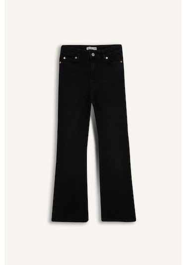 Defacto Kız Çocuk Flare Fit İspanyol Paça Jean Pantolon E6183a825aubk27 Siyah Defacto Kız Çocuk Flare Fit İspanyol Paça Jean Pantolon E6183a825aubk27 Siyah