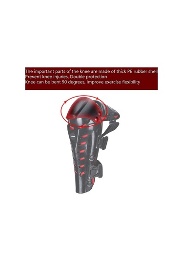 Sones Sulaıte Motosiklet Açık Sürme Düşme Önleyici Koruyucu Dişli Diz Pedleri Siyah