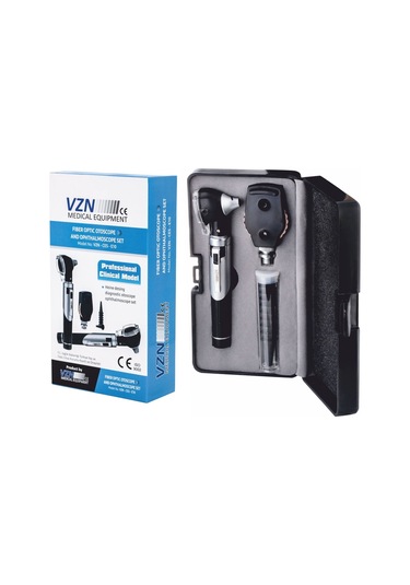 Fiber Optik Otoskop Oftalmaskop Set Ces-e-10