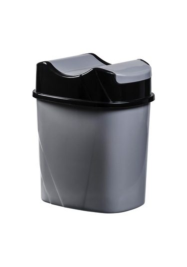 Tuffex Yutan No 1 Çöp Kovası - 5.5 Lt Gri