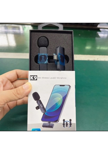 K9 Type-c Girişli Kablosuz Tak Çalıştır Yaka Mikrofonu