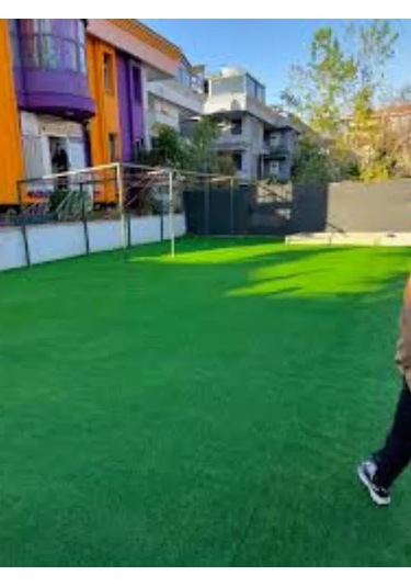 3x4 Metre Yapay Çim Halı, Lastik Taban, Yeşil Suni Halı, 7 Mm Kalınlığında 300 x 400
