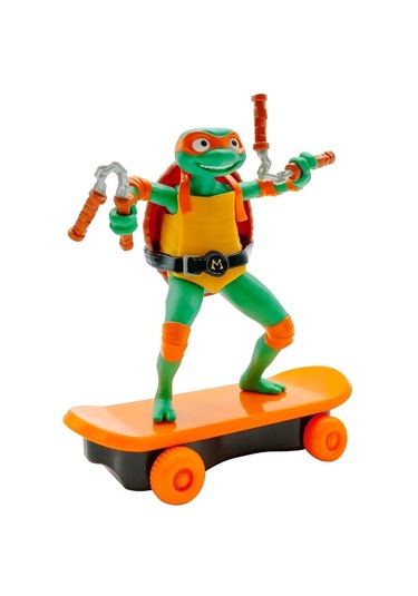 Tmnt Ninja Kaplumbağalar Çek Bırak Kaykay Figür Mikey