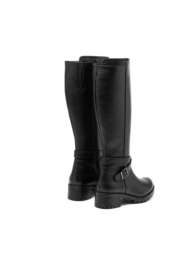 Çizme Kadın Sr-26990-1 John May Siyah Siyah