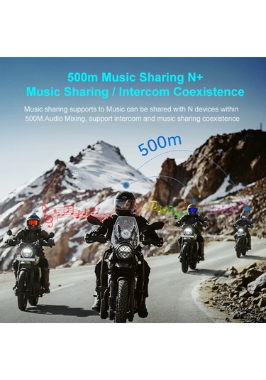 Q29 Motosiklet Kask İletişim Sistemi + Bluetooth Kulaklık + 1080p Hd Kamera