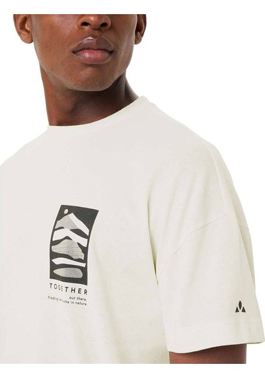 Vaude Redmont Cotton Erkek T-shirt 48794 Offwhite