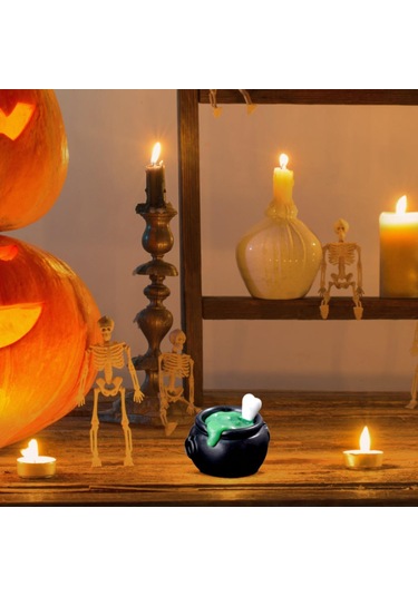 Suntek Cadılar Bayramı Mini Heykelcik Perili 2,8x2,4-cm-kazan