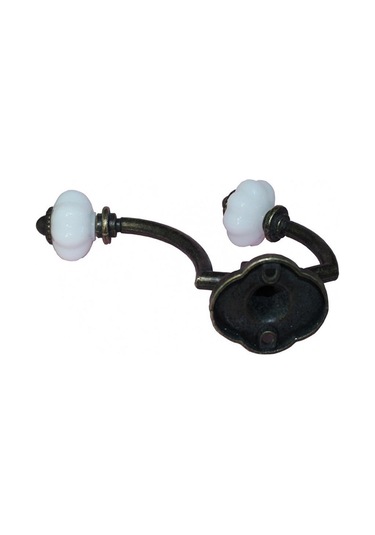 Suntek Avrupa Tarzı Çift Kafa Kapı Duvar Kanca Tutucu Anahtar Havlu Ceket Şapka Askısı Çok Renkli