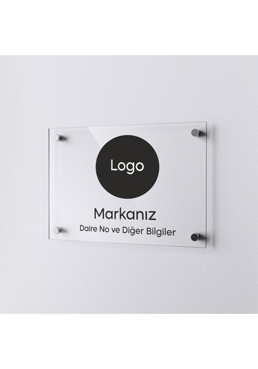 Firmanıza Özel Kişiselleştirilebilir Kapı Tabelası