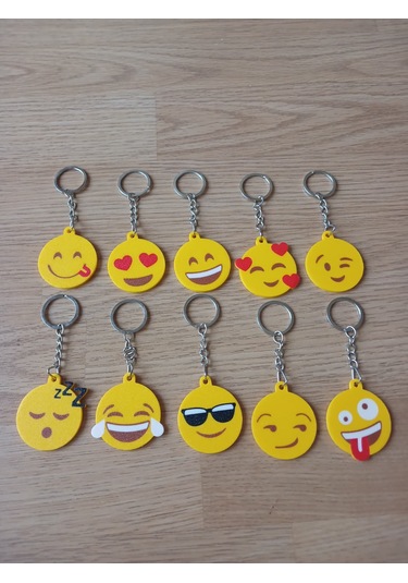 Emoji Karakter Anahtarlıkları 1 Adet