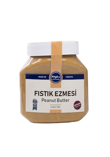 Tuğba Kuruyemiş Şekersiz Parçacıklı Fıstık Ezmesi 650 G