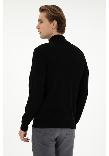 U.s. Polo Assn. Erkek Siyah Hırka Triko 50298268-vr046 Siyah