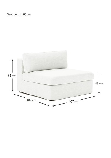 Mode Siesta Pro Kuş Tüyü Orta Modül 01 Kırık Beyaz Keten Kumaş