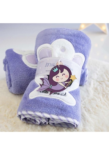 Milk&Moo Bebek Battaniye Küçük Deniz Kızı Çok Renkli