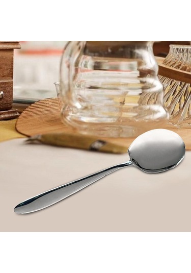 Suntek Magideal Paslanmaz Çelik Restoran Gravies Servis Kaşığı
