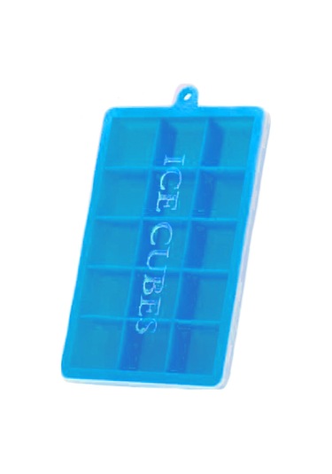 Xiyyadms Mavi Silikon Buz Kübü Kalıbı 15 Lü - Isıya Dayanıklı, Kolay Çıkar, Kapatıcılı - Buz, Bebek Yemi, Çikolata, Pasta Hamuru İçin Çok Renkli