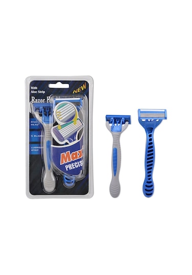 Sones 1 Set Beş Katmanlı Paslanmaz Çelik Erkek Tek Kullanımlık Manuel Jilet İndüksiyon Döner Kesici Kafa