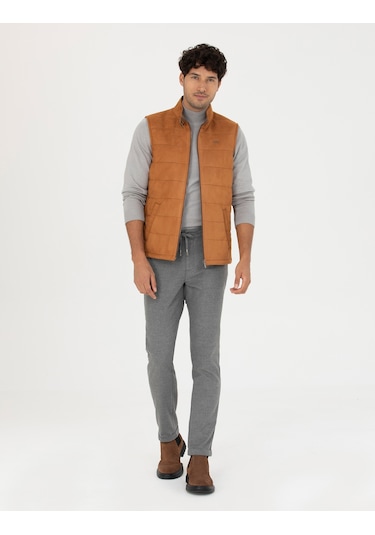 Pierre Cardin Erkek Taba Deri Mont-kaban 50280296-880 Taba