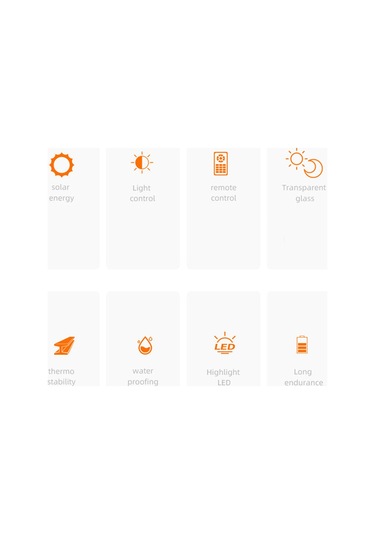 Güneş Peyzaj Işıkları Kavanoz Işığı Renkli Güneş Çim L6360