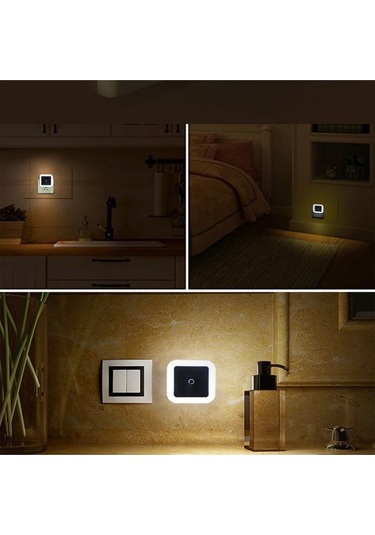 Cata 1w Fişli Sensörlü Gece Lambası 4 Ürün 4 Renk Ct-9500 Diğer