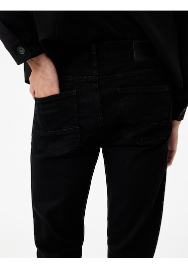 Koton Pamuklu Normal Bel Slim Fit Jean Pantolon - Brad Jean Siyah 6wam40046nd Siyah Koton Pamuklu Normal Bel Slim Fit Jean Pantolon - Brad Jean Siyah 6wam40046nd Siyah
