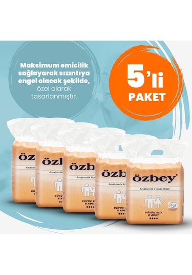 Pedix Anatomik Hasta Bezi Büyük Boy L 40 Adet (Belbantsız)