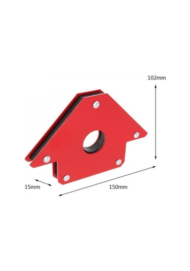 50lbs 22 Kg Destekli Açılı Manyetik Kaynak Lehinleme Gönye Tutucu