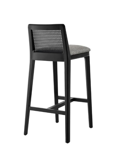 Martha Hazeranlı Bar Sandalyesi Siyah