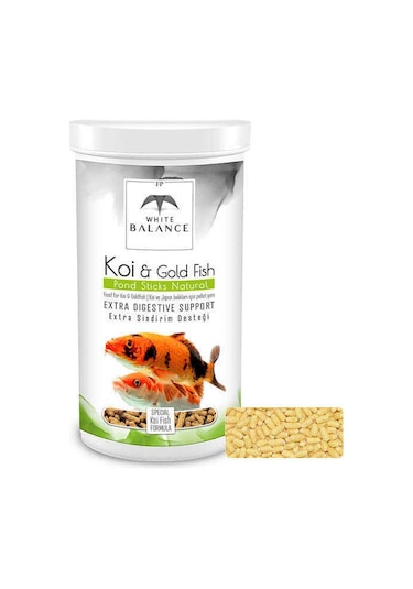 White Balance Koi-Gold Fish Pond Sticks Natural 1000 Ml
