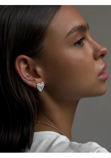 Sılverme Monoserlik Minimalist Kulak Üçgeni Kapalı Kolye Gümüş 925 94659270 Diğer