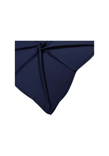 Mısırlı Eşarpları Queen Krep Düz Renk Eşarp 140x140 Cm Lacivert