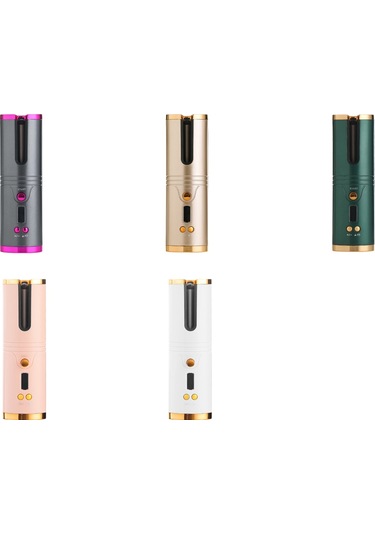 Sones Taşınabilir Usb Şarjlı Kablosuz Bukle Makinesi Lazy Otomatik Bukle Çubuğu Patentli Gri