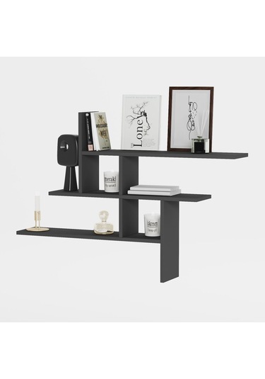 Germen Duvar Rafı Antrasit