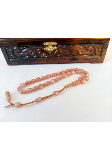 İsa Balkaya Usta Havşalı Sedefli Hareli Katalin Tesbih 8.5x10.5