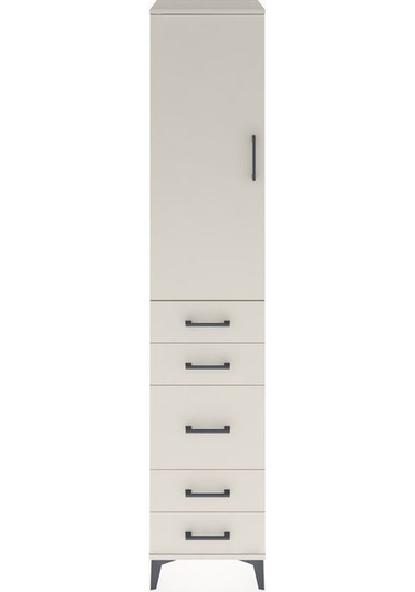 Hyperion Dolap 3 Raflı 5 Çekmeceli Tek Kapaklı 44x44x221 Aytaşı-aytaşı Aytası