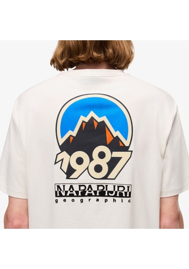 Napapijri S-montepiana Erkek Bej T-shirt Np0a88svn1j1 Bej