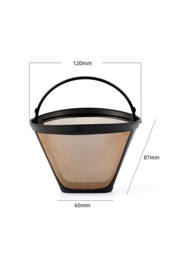 Pazly Paslanmaz Çelik El Yapımı Kahve Süzgeci - Kullanışlı & Dayanıklı Ev Kahve Keyfi Diğer