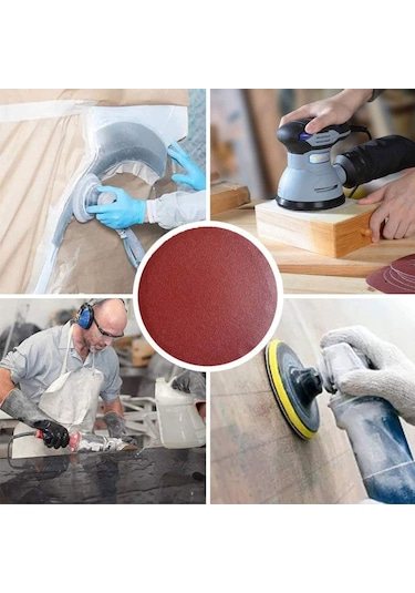 Ugr Cırt 115 MM 40 Parça Zımpara Seti + Matkap Aparatı + Gözlük