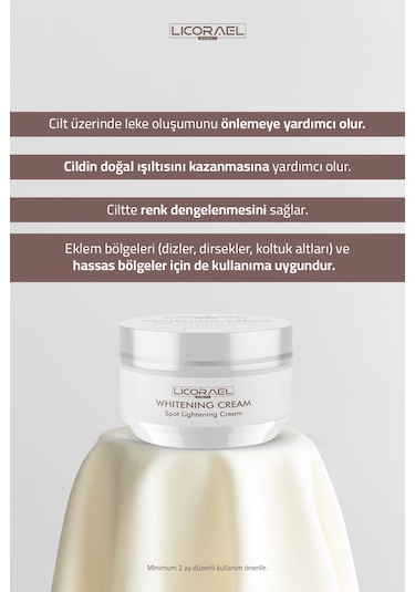 Licorael Dubai Whitening Leke Karşıtı Beyazlatıcı Krem 50 ML