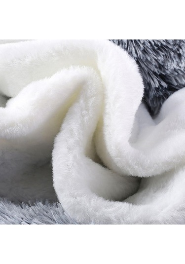 Suntek Kedi Uyku Tulumu Rahat Kapalı Yatağı Mağarası Gri
