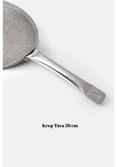 Urla Krep Tava Gri 26 Cm Gri