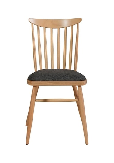 Ashbourne Ahşap Yemek Sandalyesi Ceviz - Beyaz