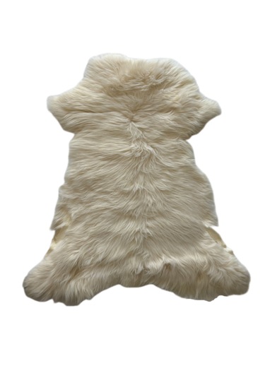 Üst Düzey Naturel Boyasız Medikal Özellikte Koyun Postu 100 X 65 Cm Beyaz