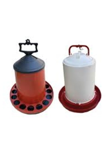 Nurdağ Hırdavat Omnixer Tavuk Suluğu 10 L + Tavuk Yemliği 12 L